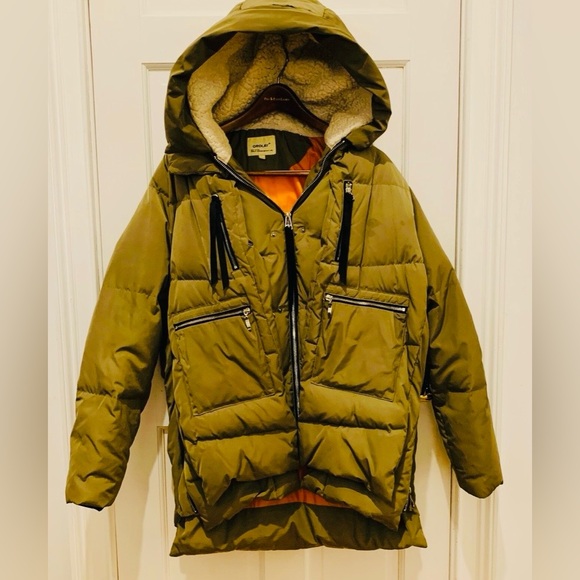 Orolay Jackets & Blazers - OROLAY Women’s Olive Puffer Jacket with Hood, Size 2XL